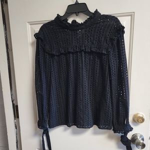 Madewell Eyelet Blouse size M